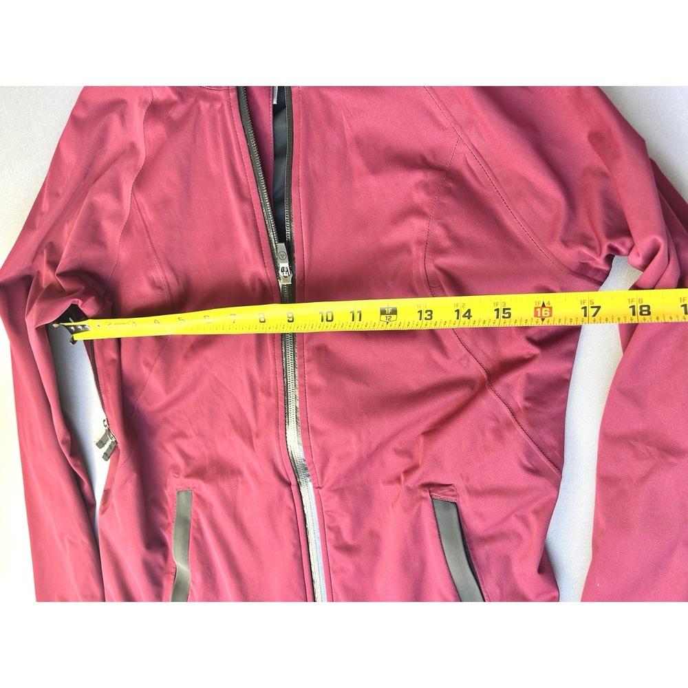 Aether Women's Size 2 Union Cycling Jacket Wine Red Full Zip - Picture 12 of 16